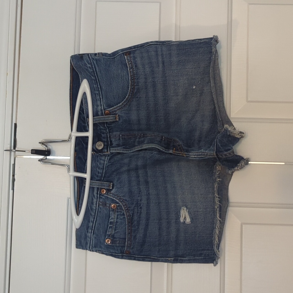 Classic Blue Denim Women's Shorts